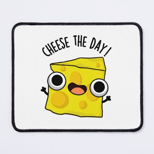 Item preview, Cheese The Day Funny Food Puns  designed and sold by punnybone.