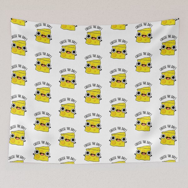 Item preview, Cheese The Day Funny Food Puns  designed and sold by punnybone.