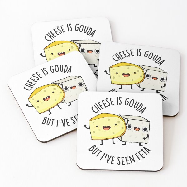 Item preview, Cheese Is Gouda But I've Seen Feta Funny Food Puns designed and sold by punnybone.