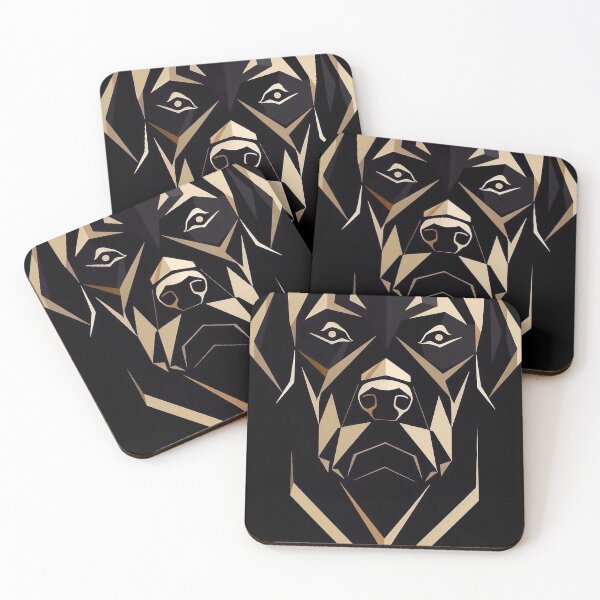 Item preview, qubic black dog designed and sold by Gaviani Design Studio.