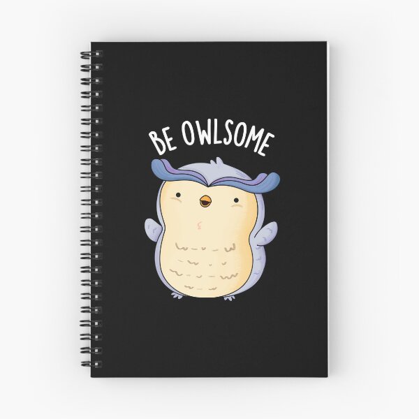 Item preview, Be Owlsome Funny Owl Puns (Dark BG) designed and sold by punnybone.