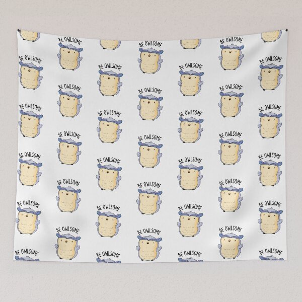 Item preview, Be Owlsome Funny Owl Puns designed and sold by punnybone.