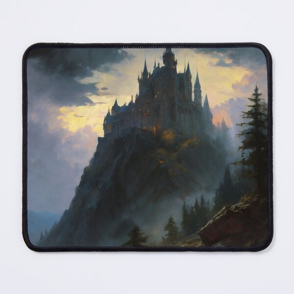 Item preview, A Classic Gothic Castle on a Mountain designed and sold by cr6zym1nd.
