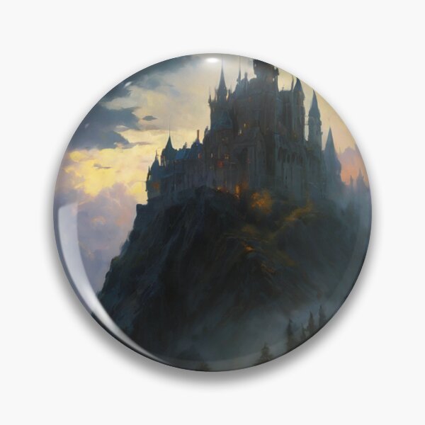 Item preview, A Classic Gothic Castle on a Mountain designed and sold by cr6zym1nd.