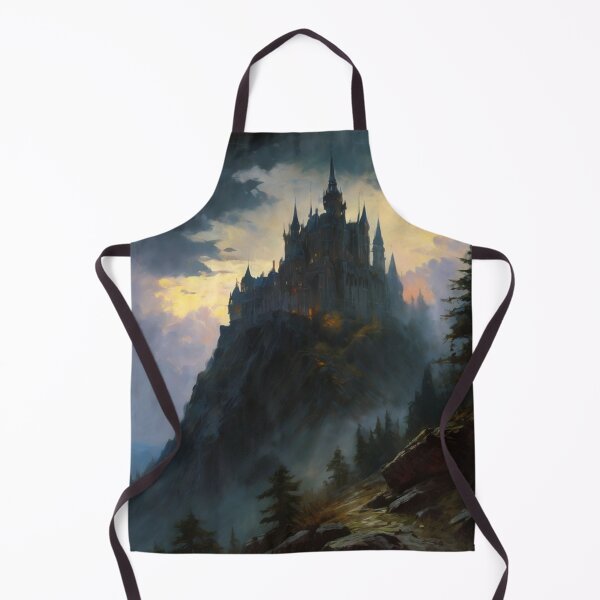 Item preview, A Classic Gothic Castle on a Mountain designed and sold by cr6zym1nd.