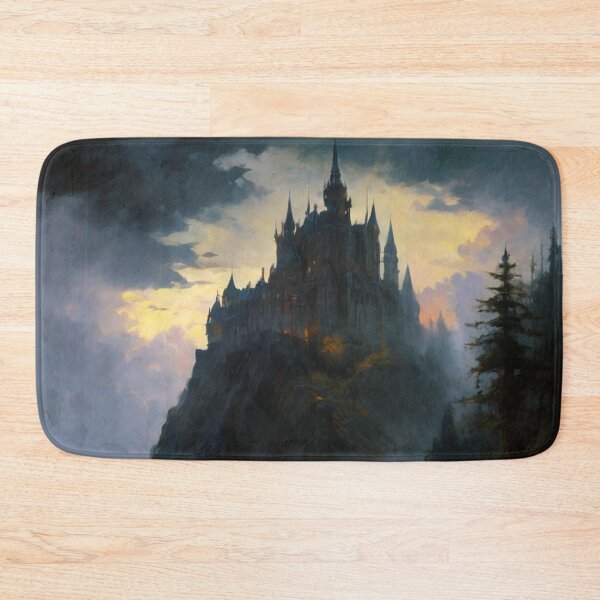 Item preview, A Classic Gothic Castle on a Mountain designed and sold by cr6zym1nd.