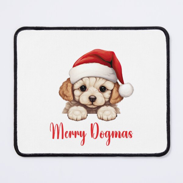 Item preview, Bichon Frises Dog Merry Dogmas designed and sold by Blok45.