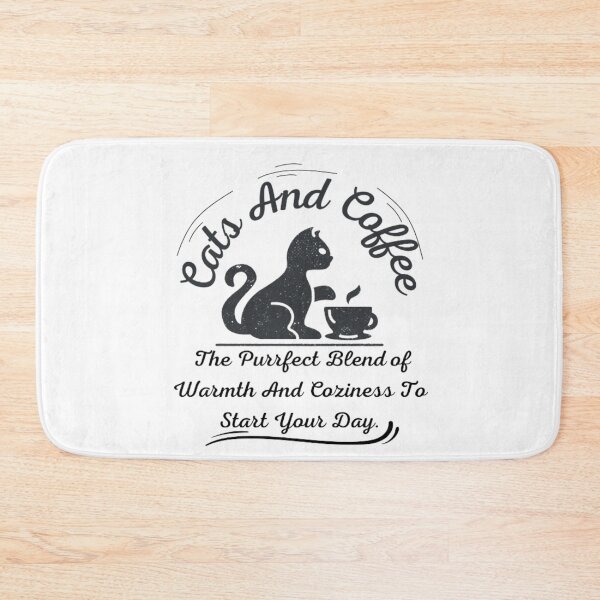 Item preview, Cat and Coffee designed and sold by AnimalWorldArtt.