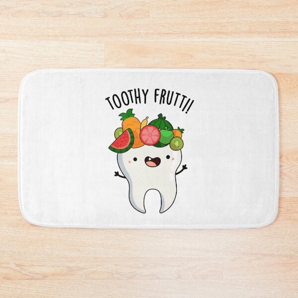 Item preview, Toothy Fruity Funny Dental Puns designed and sold by punnybone.