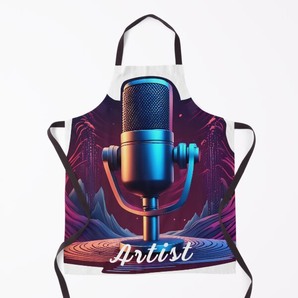 Item preview, Microphone isolated Artist lettering designed and sold by Salimgor Hangaround Music.