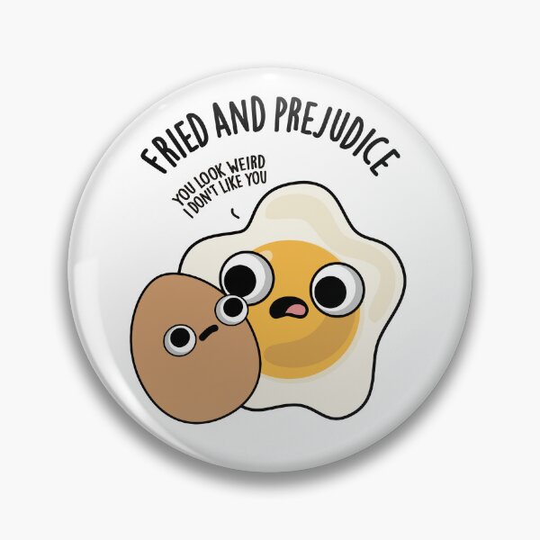 Item preview, Fried And Prejudice Funny Egg Puns  designed and sold by punnybone.