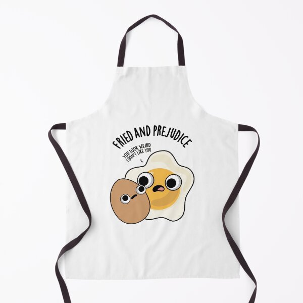 Item preview, Fried And Prejudice Funny Egg Puns designed and sold by punnybone.
