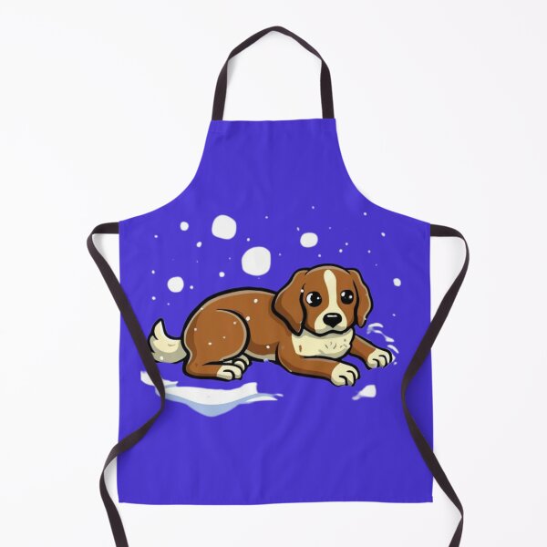 Item preview, Frosted Furry Friend: Snow-Lounging Pup designed and sold by COPYCRAVE.