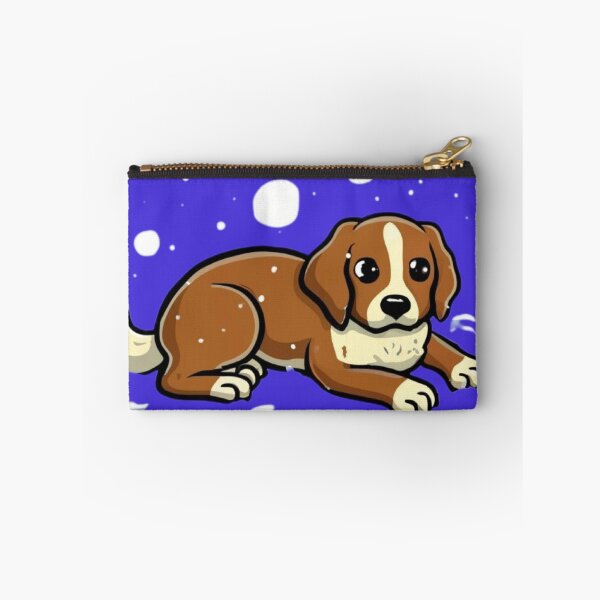 Item preview, Frosted Furry Friend: Snow-Lounging Pup designed and sold by COPYCRAVE.