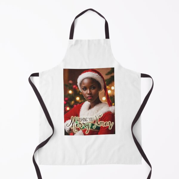 Item preview, African Beauty wishing Merry Xmas;  designed and sold by StickerApe.