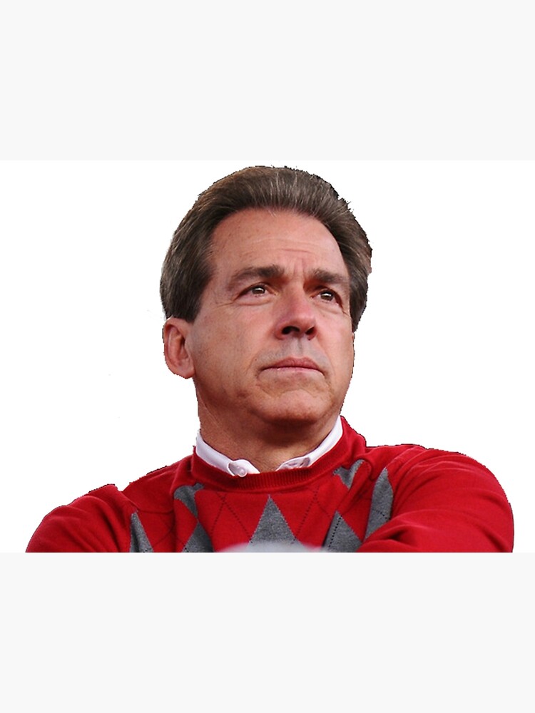 Nick Saban Poster By Projectmayhem Redbubble 3523