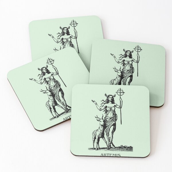 Item preview, Artemis the goddess Greek mythology myth art drawing design designed and sold by TheLocoShop.
