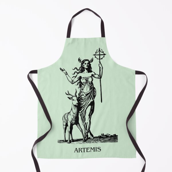 Item preview, Artemis the goddess Greek mythology myth art drawing design designed and sold by TheLocoShop.