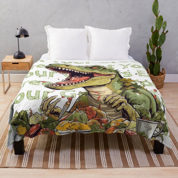 Item preview, Cute Dino Eat Your Greens Salad Love Dinosaur designed and sold by Samanthi007.