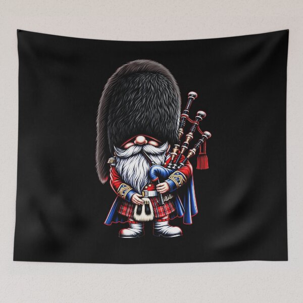 Item preview, Bagpiper gnome designed and sold by WorldByFlowers.