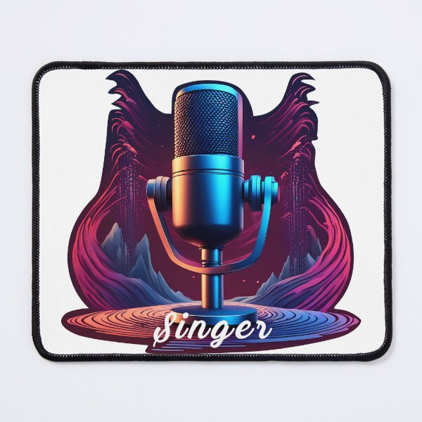 Item preview, Microphone isolated Singer lettering designed and sold by Salimgor Hangaround Music.