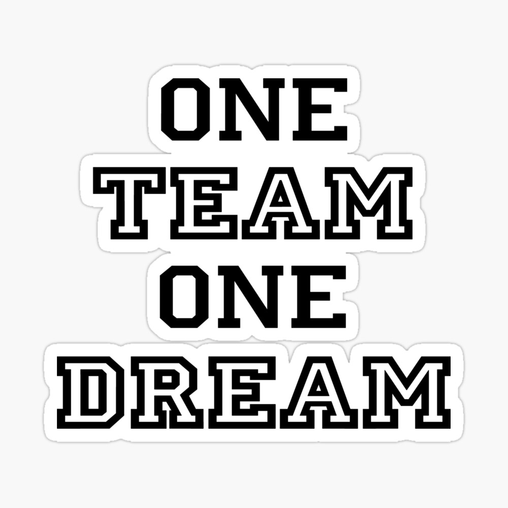 One TEAM One DREAM, Slogans. Americanfootball / American Football Women's  V-Neck | marcinadrian's Artist Shop