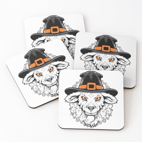 Item preview, Halloween-Ready Sheep Bold Outline Elegance designed and sold by DigitalGraphic1.