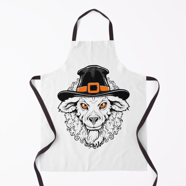 Item preview, Halloween-Ready Sheep Bold Outline Elegance designed and sold by DigitalGraphic1.