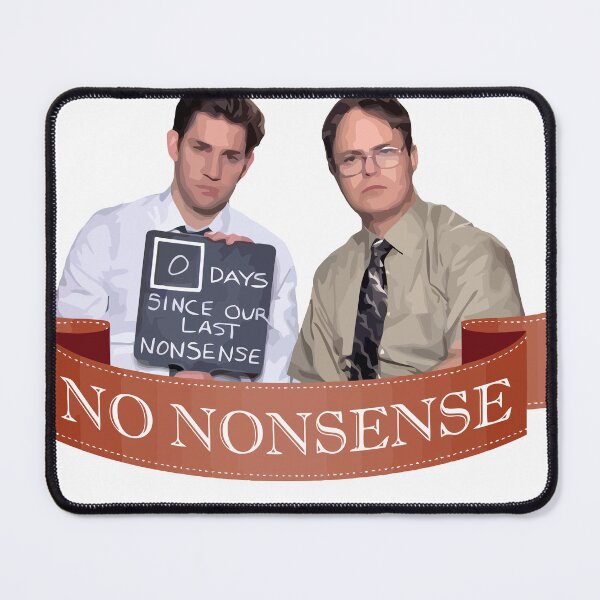 Item preview, Jim & Dwight - No Nonsense designed and sold by GloriousWax.