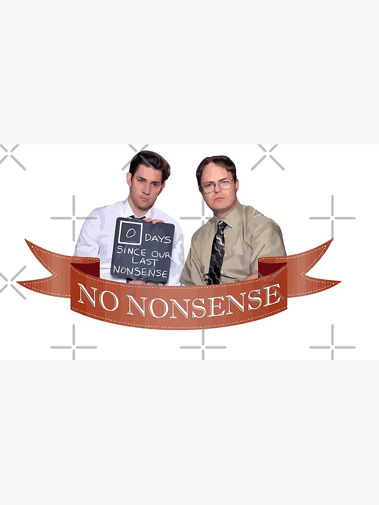 Jim & Dwight - No Nonsense Essential T-Shirt for Sale by GloriousWax