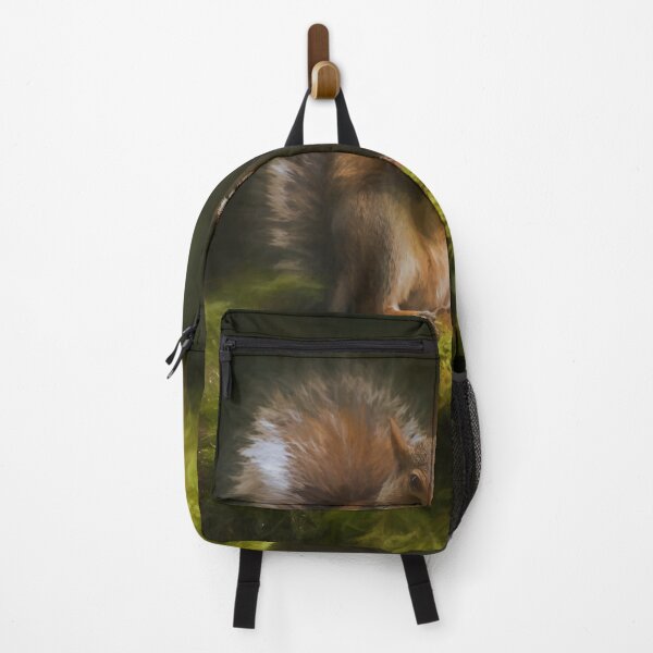 Item preview, Grey Squirrel digital illustration sitting on a wall. designed and sold by RobThorley.