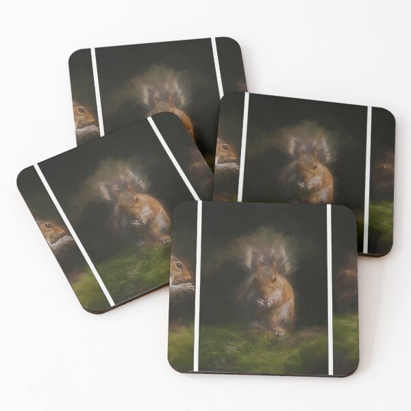 Item preview, Grey Squirrel digital triptych illustration. designed and sold by RobThorley.