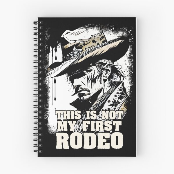 Item preview, Not My First RODEO Rugged VIntage Wild West Cowboy Quote Illustration designed and sold by Naumovski.