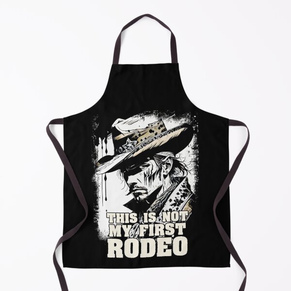Item preview, Not My First RODEO Rugged VIntage Wild West Cowboy Quote Illustration designed and sold by Naumovski.