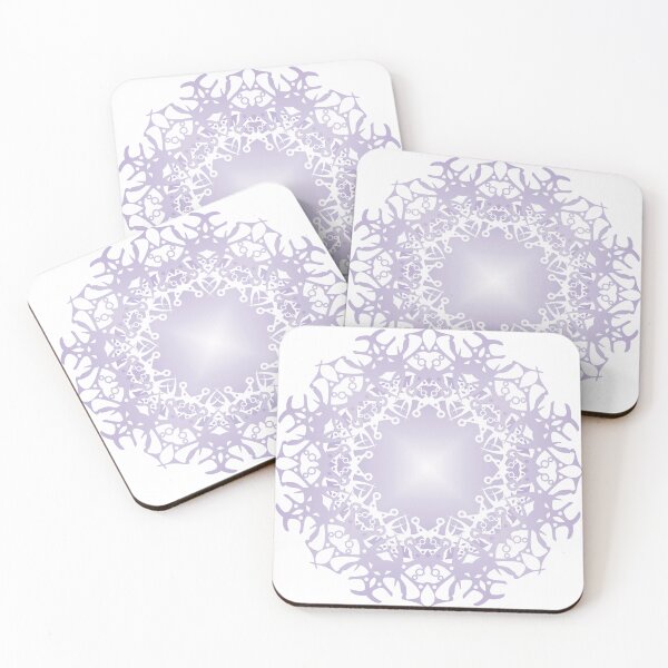 Item preview, Mandala /4 lilac and white. designed and sold by My-fake-places.