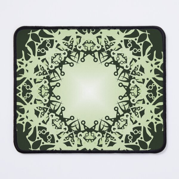 Item preview, Mandala /5 pastel green and white. designed and sold by My-fake-places.