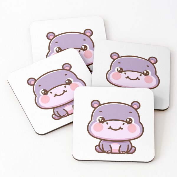 Item preview, Adorable Cute Baby Hippo designed and sold by DigiDreamyArt.