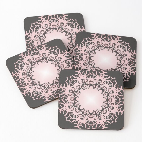 Item preview, Mandala /2 pastel peach and white. designed and sold by My-fake-places.