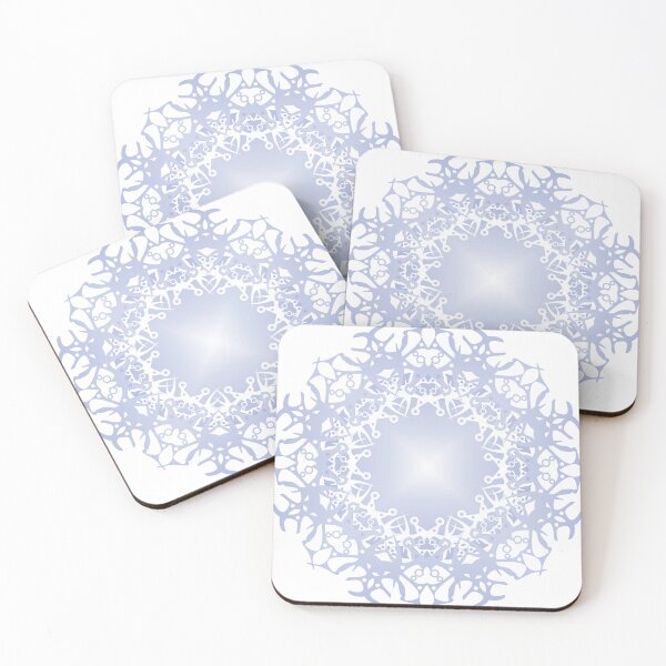 Item preview, Mandala /3 pastel blue and white. designed and sold by My-fake-places.