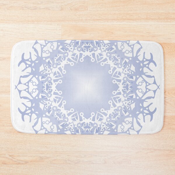 Item preview, Mandala /3 pastel blue and white. designed and sold by My-fake-places.