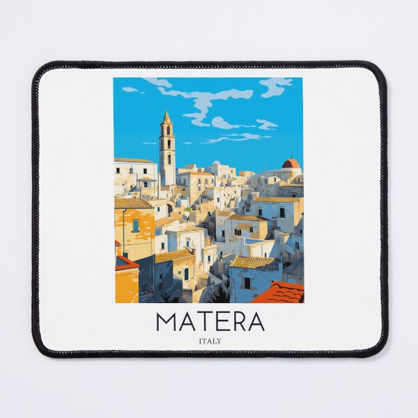 Item preview, A Pop Art Travel Print of Matera - Italy designed and sold by StudioRedKoala.