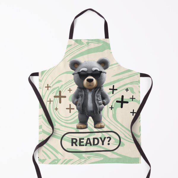Item preview, Ready for Cool Adventures: Artistic Bear Art Model designed and sold by ALITTLETOWN.