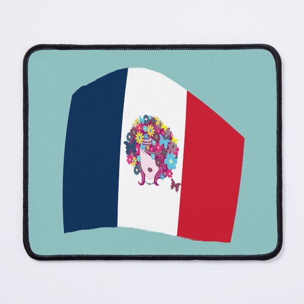 Item preview, Art Nouveau French Flag designed and sold by lobodelnoir.