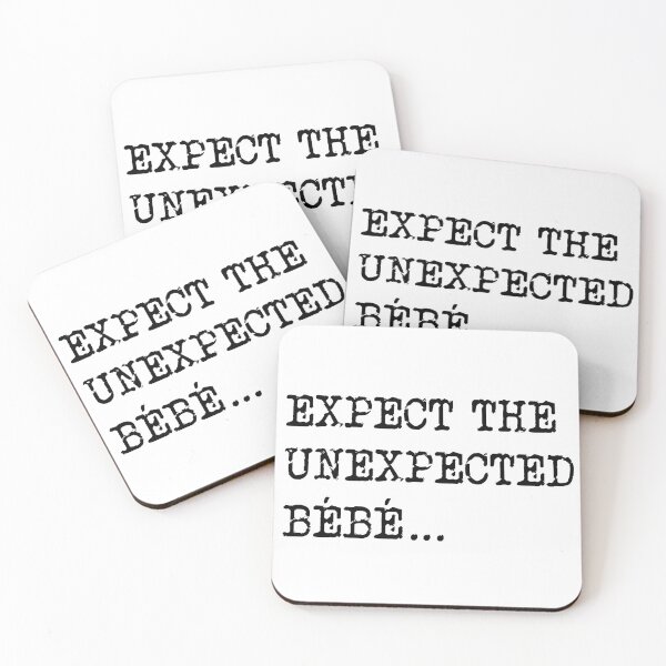 Item preview, Expect the Unexpected bébé, James Acaster , Taskmaster quote designed and sold by Inky-Spiration.