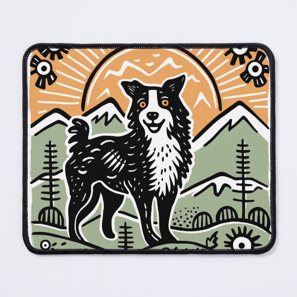 Item preview, Happy Border Collie designed and sold by TheHellSong.