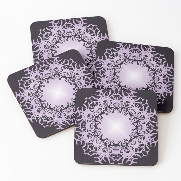 Item preview, Mandala /6 pastel purple and white. designed and sold by My-fake-places.