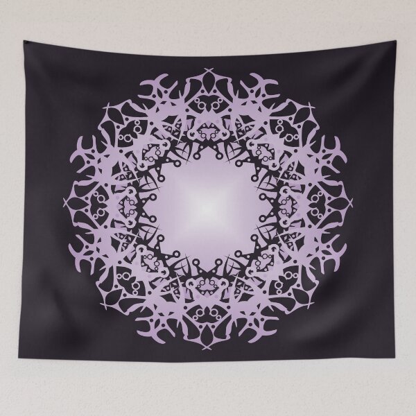 Item preview, Mandala /6 pastel purple and white. designed and sold by My-fake-places.