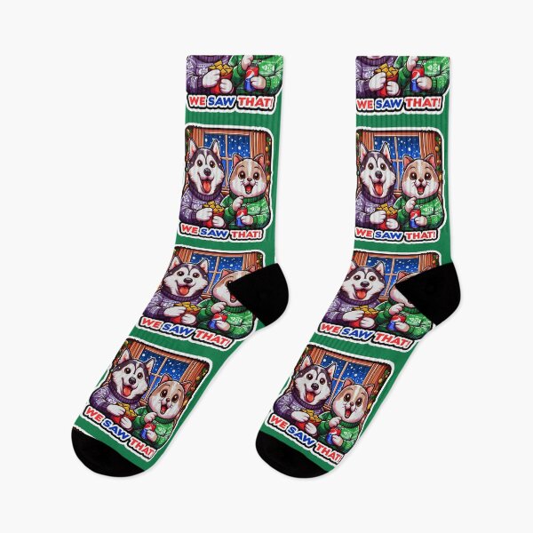 Item preview, We Saw That meme Siberian Husky Dog Persian Cat Ugly Christmas Sweater Nachos Soft Drink Home Snowing designed and sold by plushism.