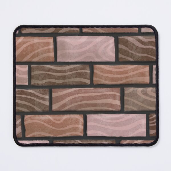 Item preview, Natural Brown Rippled Brick Pattern  designed and sold by kspence66.