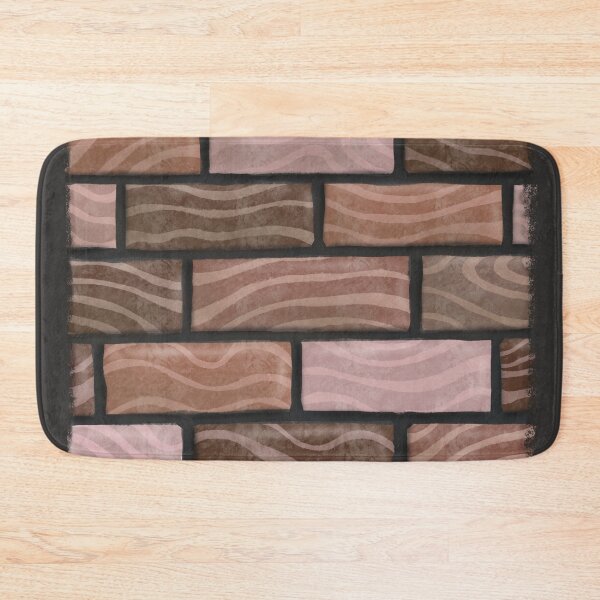 Item preview, Natural Brown Rippled Brick Pattern  designed and sold by kspence66.